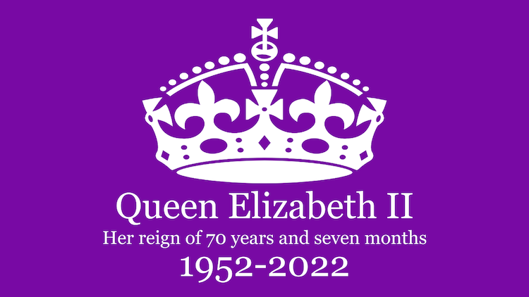 Queen Elizabeth death Logo